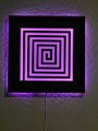 q. spiral 40 cm      Blech auf Plexi (2)
